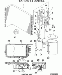 SRC25ZJX-S/C HEAT EXCH. AND CONTROL