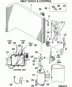 SRC40HG-S HEAT EXCH. AND CONTROL