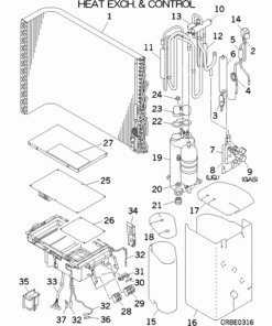 SRC50ZJX-S/C HEAT EXCH. AND CONTROL