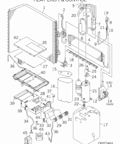 SRC80ZRA-W HEAT EXCH. AND CONTROL