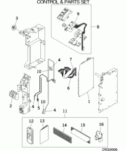 SRF35ZJX-S/A CONTROL AND PARTS SET