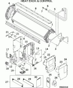 SRK20ZS-SB HEAT EXCH. AND CONTROL