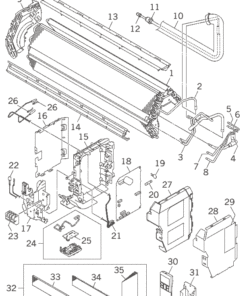 SRK35ZSA-W HEAT EXCH. AND CONTROL