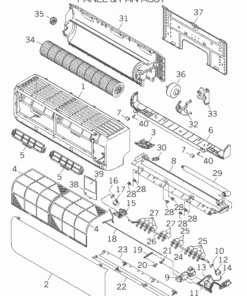 DXK12ZSA-W PANEL AND FAN ASSY