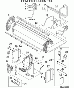 SRK35ZSXA-W HEAT EXCH. AND CONTROL