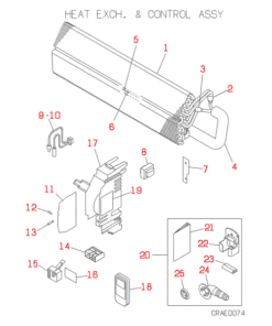 SRK408HENF-L3 HEAT EXCH. AND CONTROL