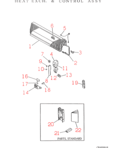 SRK503HENF-W HEAT EXCH. AND CONTROL
