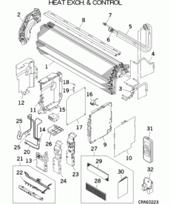 SRK50ZJ-S/C HEAT EXCH. AND CONTROL