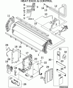 SRK60ZSXA-W HEAT EXCH. AND CONTROL