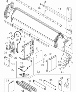 SRK63ZRA-W HEAT EXCH. AND CONTROL