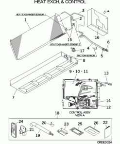 SRR25ZJ-S/A HEAT EXCH. AND CONTROL
