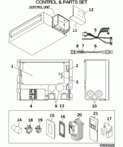 SRR25ZM-S CONTROL AND PARTS SET