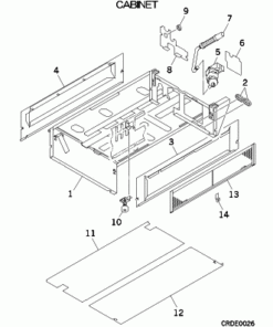 SRR35ZM-S CABINET ASSY