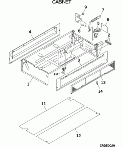 SRR60ZM-S CABINET ASSY