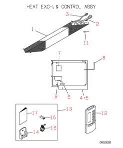 SRT403HENF-A HEAT EXCH. AND CONTROL