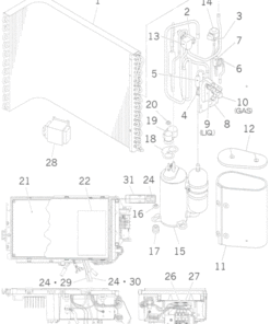 DXC09ZJ-S HEAT EXCH. AND CONTROL