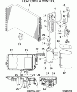 DXC12Z3-S HEAT EXCH. AND CONTROL