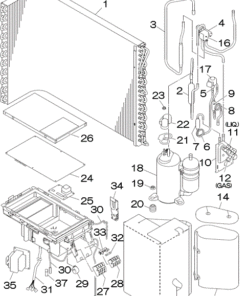 DXC12ZMA-S HEAT EXCH. AND CONTROL