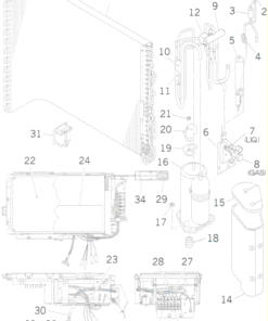 DXC18ZJ-S HEAT EXCH. AND CONTROL