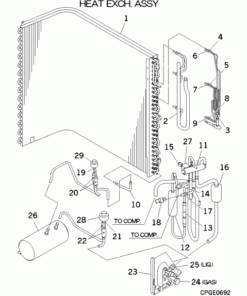 DXC24VNX HEAT EXCH. ASSY