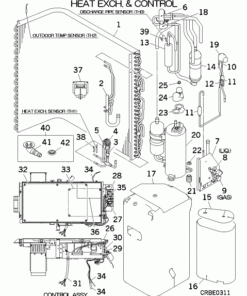 DXC28Z4-S HEAT EXCH. AND CONTROL