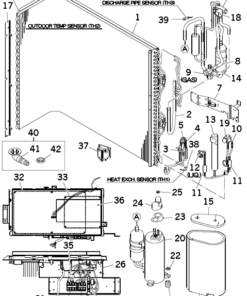 DXC28ZL-S HEAT EXCH. AND CONTROL