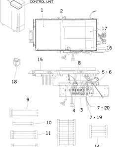 DXC32ZL-S CONTROL AND PARTS SET