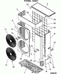 DXC55VS PANEL ASSY
