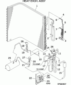 DXCA24VNX HEAT EXCH. ASSY