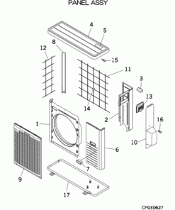 DXCA24VNX PANEL ASSY