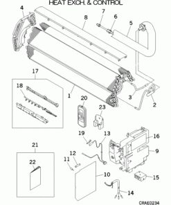 DXK09Z3-S HEAT EXCH. AND CONTROL