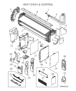 DXK09ZJ-S HEAT EXCH. AND CONTROL