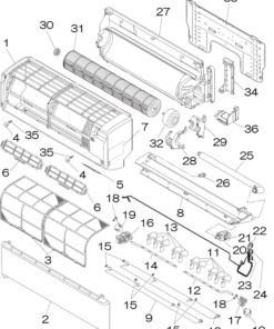 DXK09ZMA-S PANEL AND FAN ASSY