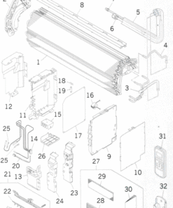 DXK12ZJ-S HEAT EXCH. AND CONTROL