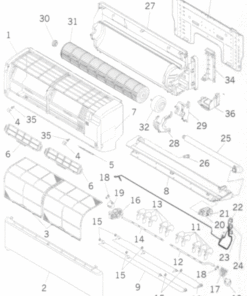 DXK12ZJ-S PANEL AND FAN ASSY