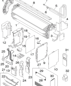 DXK12ZMA-S HEAT EXCH. AND CONTROL