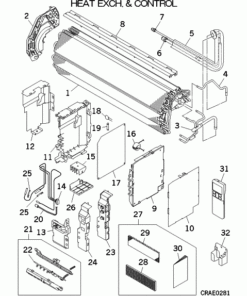 DXK18ZMA-S HEAT EXCH. AND CONTROL