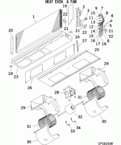 DXU48VF HEAT EXCH. AND FAN