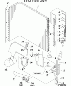 FDC100VN/B HEAT EXCH. ASSY