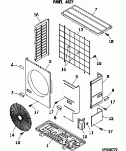 FDC100VN/C PANEL ASSY