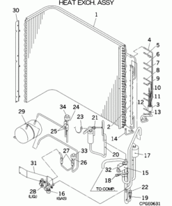FDC100VN HEAT EXCH. ASSY