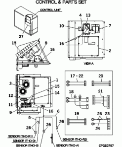 FDC125VN/B CONTROL AND PARTS SET
