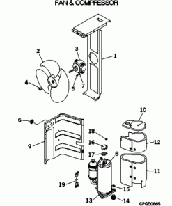 FDC125VN/B FAN AND COMPRESSOR