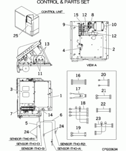 FDC125VS CONTROL AND PARTS SET