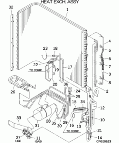 FDC140KXES6 HEAT EXCH. ASSY
