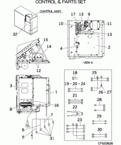 FDC155KXES6 CONTROL AND PARTS SET