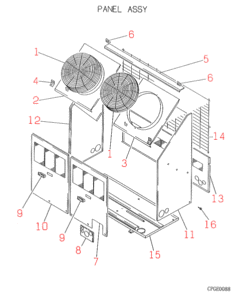 FDC2001HKXES PANEL ASSY
