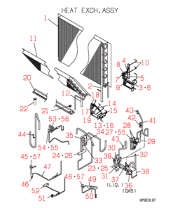 FDC2001HKXRE2 HEAT EXCH. ASSY
