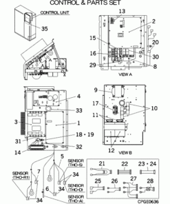 FDC200VS CONTROL AND PARTS SET