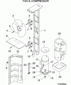 FDC200VS FAN AND COMPRESSOR